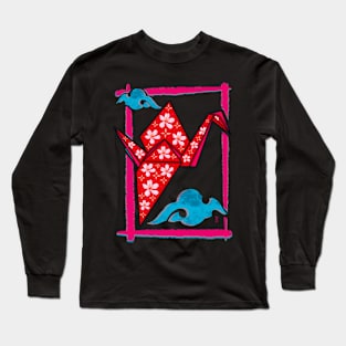 Origami crane Long Sleeve T-Shirt